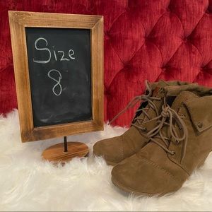 Great Condition!!! Women’s Wedge Ankle Boots